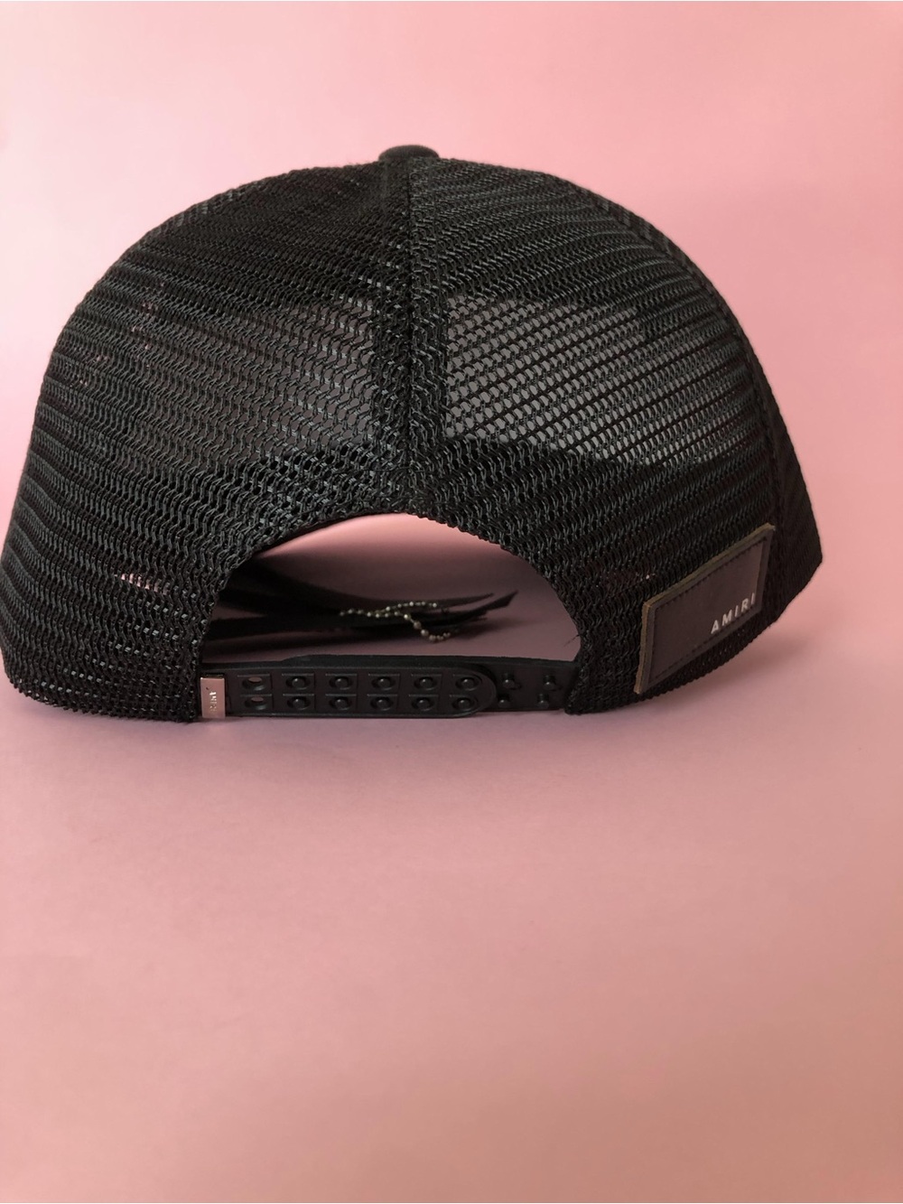 Amiri Black Trucker Hat with White Star Baseball Cap - Picture 7 of 13
